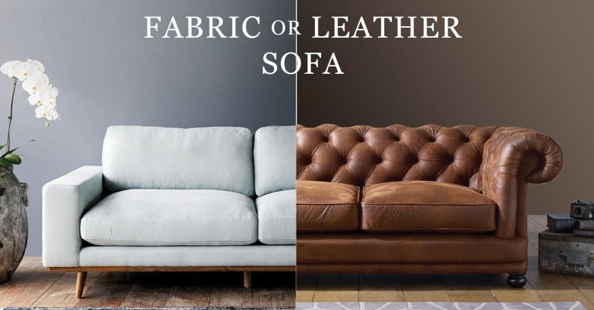 Fabric vs Leather Sofa: Decoding the Sofa Material Dilemma