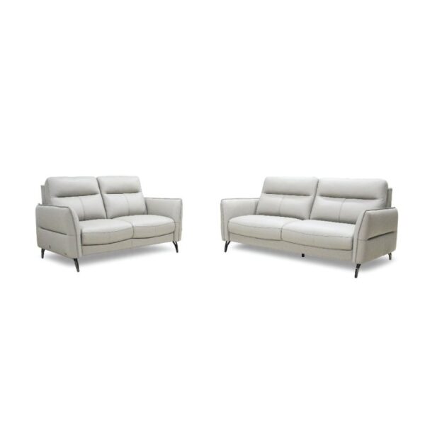 Comfortable modern white sofas for stylish living room decor - DONNA collection.