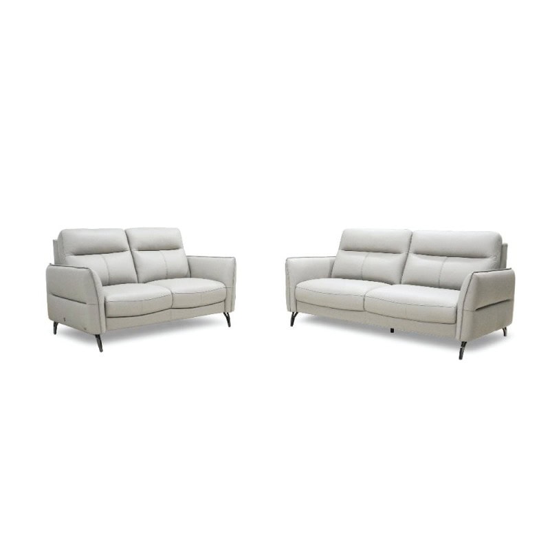 Comfortable modern white sofas for stylish living room decor - DONNA collection.